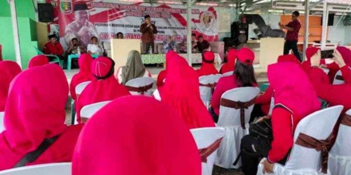 Watoni Noerdin Sampaikan Kegiatan Sosperda Selaras dengan Arahan Ketum PDI-P Megawati Soekarno Putri