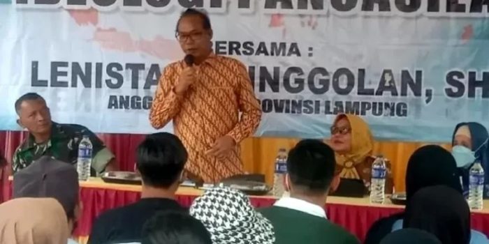 Lenistan Nainggolan Anggota DPRD Prov Lampung Laksanakan Sosialisasi PIP Kota Bandar Lampung