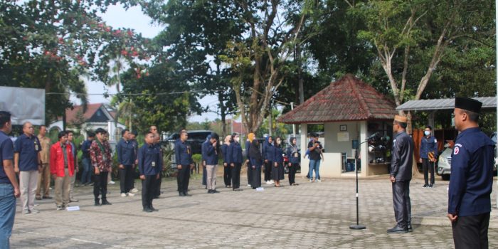 Komitmen Tegakkan Asas Pemilu, Bawaslu Babel Gelar Apel Siaga Satu Tahun Menuju Pemilu 2024