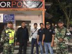 Babinsa Koramil 432-01 dan Dishub Basel Amankan Kawasan Himpang Lima Toboali