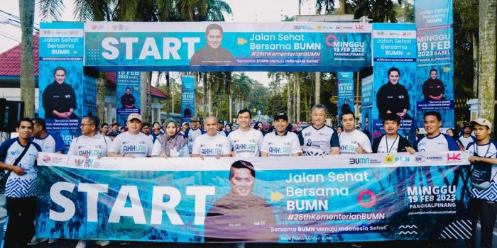 Warnai Acara Hari jadi BUMN ke – 25, Molen Lepaskan Bendera Start
