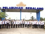 Asisten Bidang Administrasi Umum Bersama Kepala OPD Prov Lampung Tinjau Pelabuhan Pengumpan Sebalang