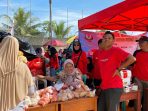 Guna Menghambat Laju Inflasi, DKUKMINDAG Basel Gelar Operasi Pasar Murah di Desa Rajik