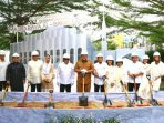 Gubernur Lampung Arunal Djunaidi Lakukan Groundbreaking Pembangunan Masjid Raya Al-Bakrie