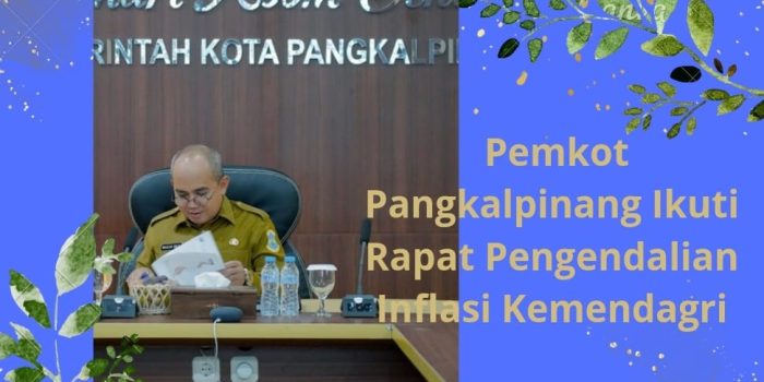 Menyikapi Rapat Pengengendalian Inflasi Daerah Tahun 2023, Molen Katakan Pangkalpinang Siap