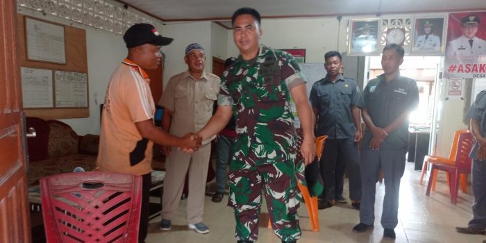 Masyarakat Desa Pergam Kuat Bersatu Bersama TNI kodim 0432/Basel