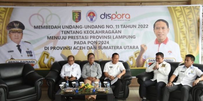 Diskusi Publik Tentang Keolahragaan Dihadiri Ketua DPRD Lampung