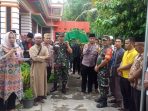 Kades Tanjung Tirto Tutup Usia, Danramil Way Bungur Bersama Anggota Takjiah Kerumah Duka
