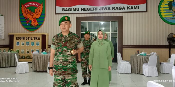 Selamat Datang kepada Letkol Arm Firstya Andrean Gitrias sebagai Dandim 0413/ BKA