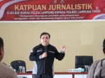Bid Humas Polda Lampung Gelar Katpuan Jurnalistik ke Polres Lamtim