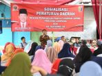 AR Suparno Anggota DPRD Prov Lampung Gelar Sosperda di Rajabasa