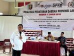 Mingrum Gumay Ketua DPRD Lampung Gelar Sosperda di SMK AL Ihsan Kecamatan Bangun Rejo