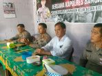 Jumat Curhat Polres Bangka Barat, Berikan Pemahaman Terkait Penyalahgunaan Narkoba