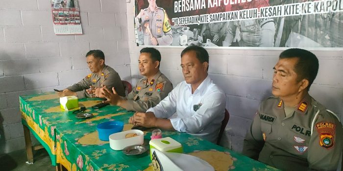 Jumat Curhat Polres Bangka Barat, Berikan Pemahaman Terkait Penyalahgunaan Narkoba