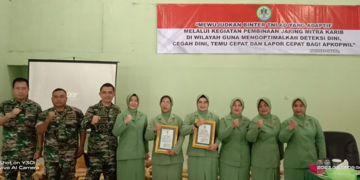 Dandim 0413/ BKA Apresiasi Kegiatan HUT Persit Kartika Chandra Kirana ke – 77