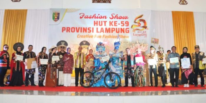 HUT ke-59 Provinsi Lampung, Pemrov Lampung Gelar Lomba Fashion Show