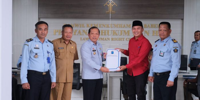 Harun Sulianto Kakanwil Kemenkumham Babel Audensi Bersama Ketua DPRD Kota Pangkalpinang