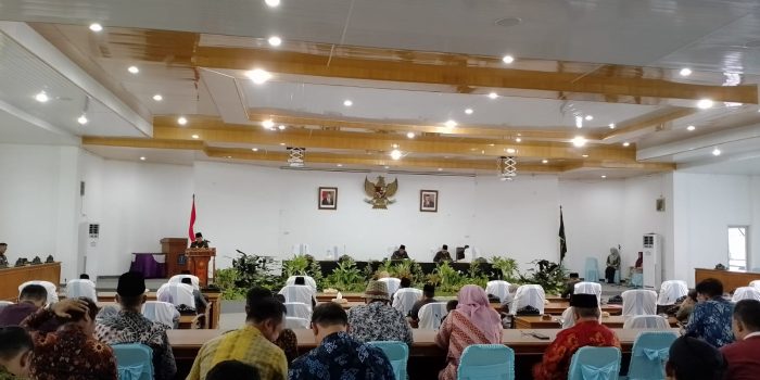 Rapat Paripurna Pengembalian Raperda diterima DPRD Bangka
