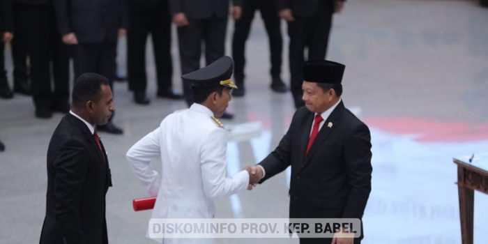 Mendagri Lantik Suganda Pandapotan Pasaribu sebagai Pj Gubernur Kep. Babel