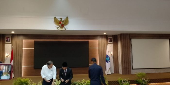 Sertijab Pj Gubernur, Ridwan Djamaluddin Serahkan Tampuk Kepemimpinan Pada Suganda Pandapotan