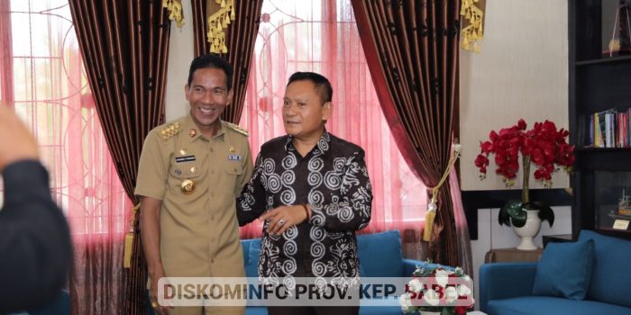 Jalin Sinergitas, Pj Gubernur Suganda Kunjungi DPRD Kep Babel