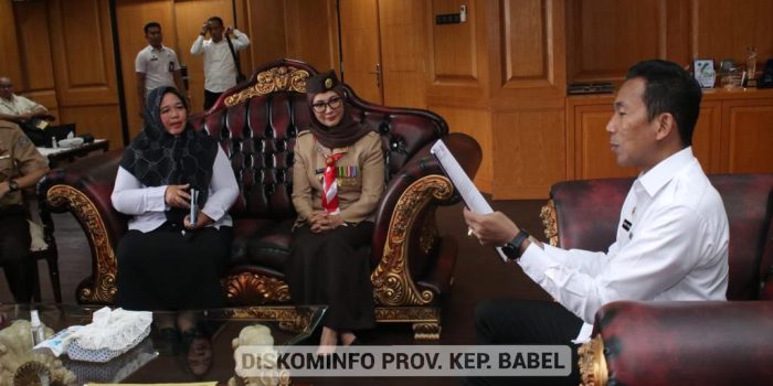 Pj. Gubernur Suganda Terima Audiensi Kakwarda Melati
