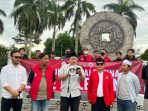 Aliansi Sayap Partai PDI Perjuangan Gelar Aksi Damai, Kecam Kekejaman Zionis Israel di Final Piala Palestina