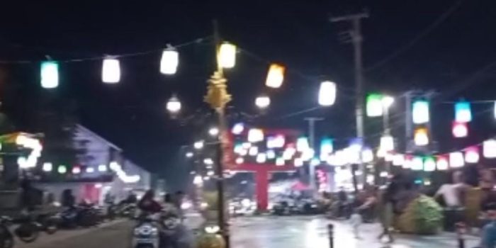 Sambut Hari Raya Idul Fitri 1444 H, Karang Taruna Basel Hiasi Kota Toboali dengan Ratusan Lampion