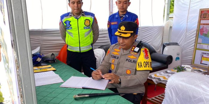 Kapolres Basel Bersama Ketua Bhayangkari Cek Persiapan Personil Gabungan