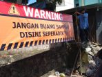 Awas… Kedapatan Buang Sampah di Pasar Pagi Pangkalpinang Bisa Didenda 5 Juta Rupiah