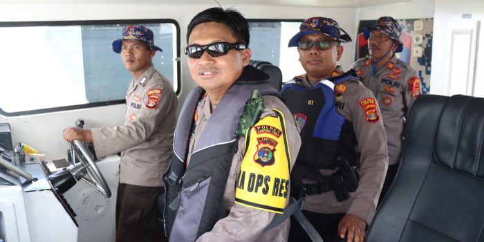Pastikan Libur Lebaran Berjalan Aman, Kapolres Lamtim Tinjau Langsung Sejumlah Lokasi Wisata