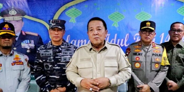 Gubernur Lampung Bersama Anggota DPRD dan Forkopimda Prov Lampung Pantau Situasi Malam Jelang Idul Fitri