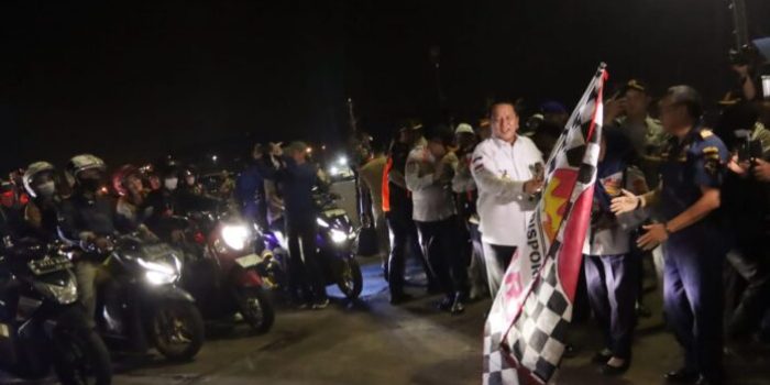 Arinal Djunaidi Sambut Kedatangan Pemudik Gunakan Kendaraan Roda Dua