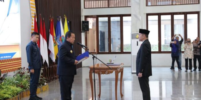 Kepala Perwakilan BKKBN Provinsi Lampung Resmi Dikukuhkan Gubernur Arinal Djunaidi 