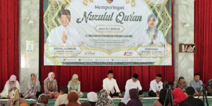 Peringati Nuzulul Qur’an 1444 H, Chusnunia Ajak ASN Prov Lampung Introspeksi dan Introprospektif