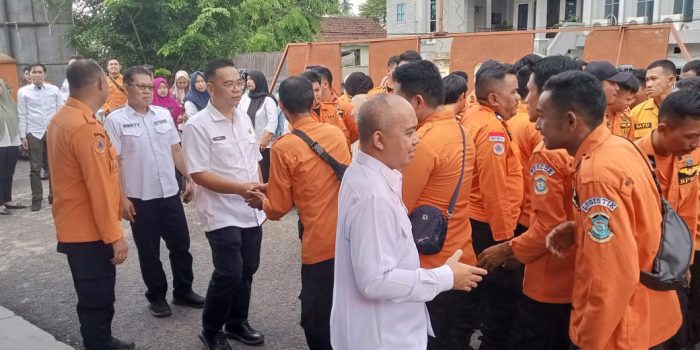 Walikota Pangkalpinang, Sekda Beserta Rombongan Silaturrahmi Bersama BPBD Kota Pangkalpinang