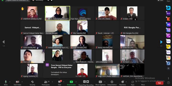 Ninik:”Berita yang Sudah Terbit Tidak Boleh Dicabut atau 404″by