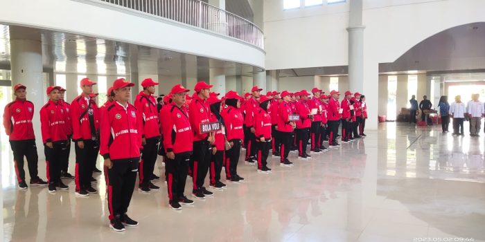 Ini Pesan Debby pada Kontingen Porprov Korpri Bangka Selatan