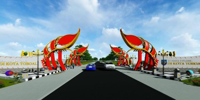 Gerbang Kota Toboali Akan Segera Hadir