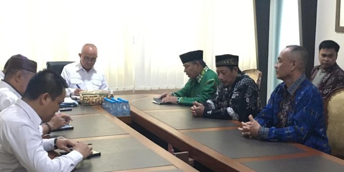 Maulan Aklil Terima Audensi Bersama  Aktivis di Pangkalpinang