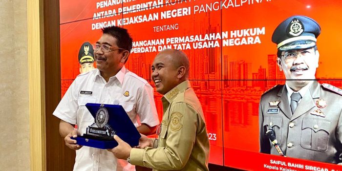 Pemkot Pangkalpinang MOU dengan Kejari Sebagai Payung Hukum