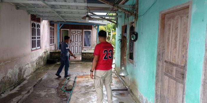 Polsek Jebus Lakukan Pengecekkan Informasi Aktivitas Jual Beli Timah di Desa Sekar Biru Bangka 