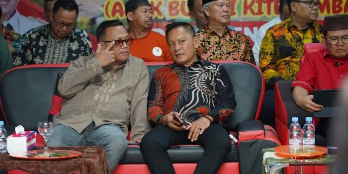 Herman Suhadi Ketua DPRD Babel Hadiri Malam Ramah Tamah Bersama Masyarakat di Desa Sengir