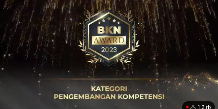 Pemkot Pangkalpinang Raih Penghargaan BKN Award Tahun 2023
