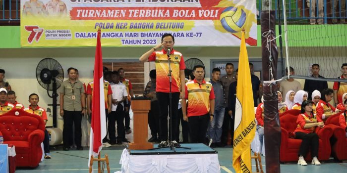 Turnamen Bola Voli Resmi Dibuka