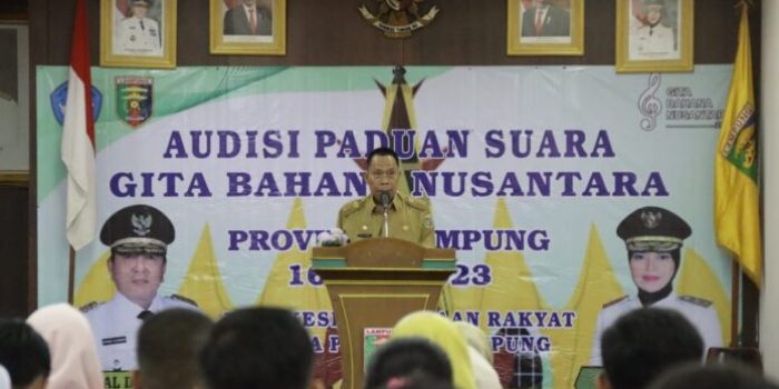 Drs. Intizam Wakili Gubernur Buka Acara Audisi Gita Bahana Nusantara Tingkat Provinsi Lampung
