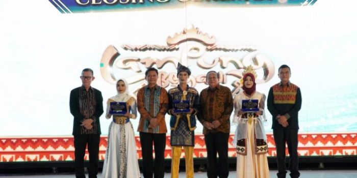 Rangkaian Acara Lampung Begawi 2023 Wakili Gubernur Fahrizal Darminto Resmi Menutup Acara