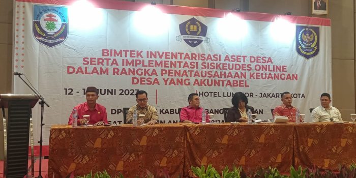 Bupati Bangka Selatan Buka Kegiatan Bimtek Inventarisasi Aset Desa, Ini Tujuannya