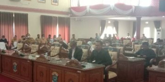 Abang Herzha Katua DPRD Pangkalpinang Menyampaikan Setujui LKPJ Walikota