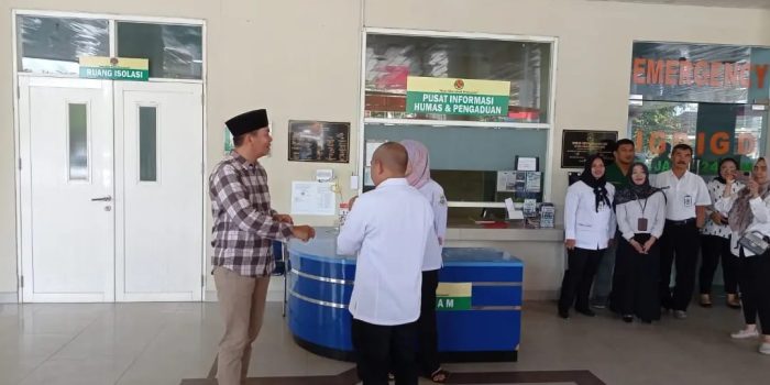 Ketua DPRD Dampingi Walikota Sidak Hari Pertama Masuk Kerja RSUD Kota Pangkalpinang 